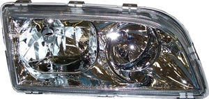 Headlamp chrome base right H7 Volvo S40, V40