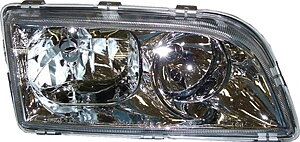 Headlamp chrome base right H7 Volvo S40, V40