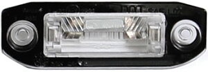 License plate lamp Volvo S40, V50, S60, V60, C70, S80, V70, XC70, XC60, XC90.