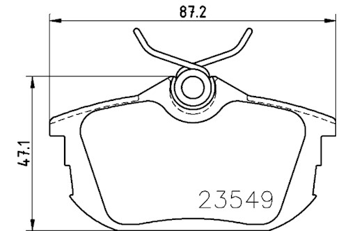 BROMSKLOTSSATS - 2
