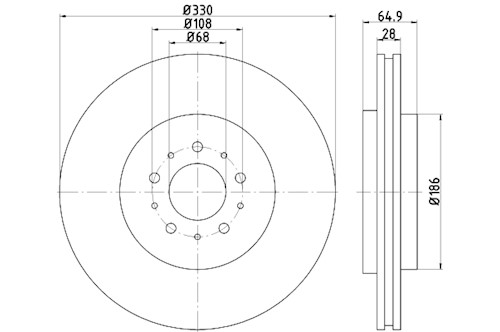 BROMSSKIVA - 2