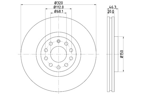 BROMSSKIVA - 2