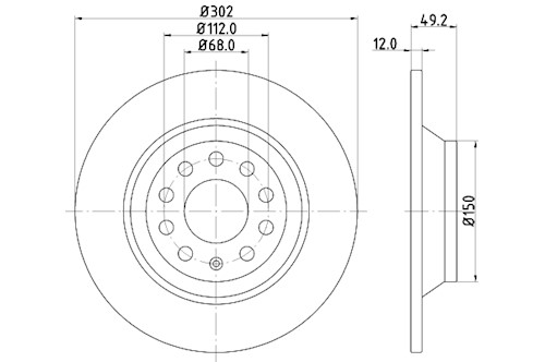 BROMSSKIVA - 2