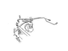 9000 85-88 2 Hose against compressor flare conection