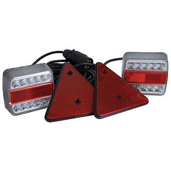 Led Ljus med magnetfäste till släp 12V komplett 10,5. m kabel