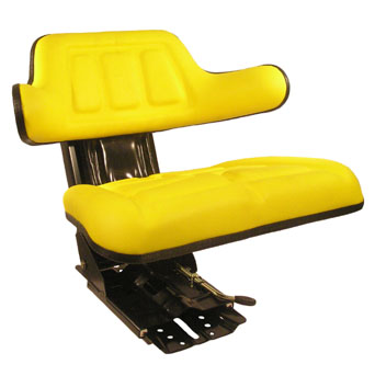Traktorsits Gul med armstöd John Deere VLD1682 - 3