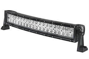 Ljusramp  Curved  40 CREE LED-lampor levererar 8 800 lumen (rå) av kallt vitt ljus.