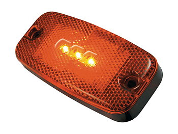 positionsljus 3 LED gul 12/24V