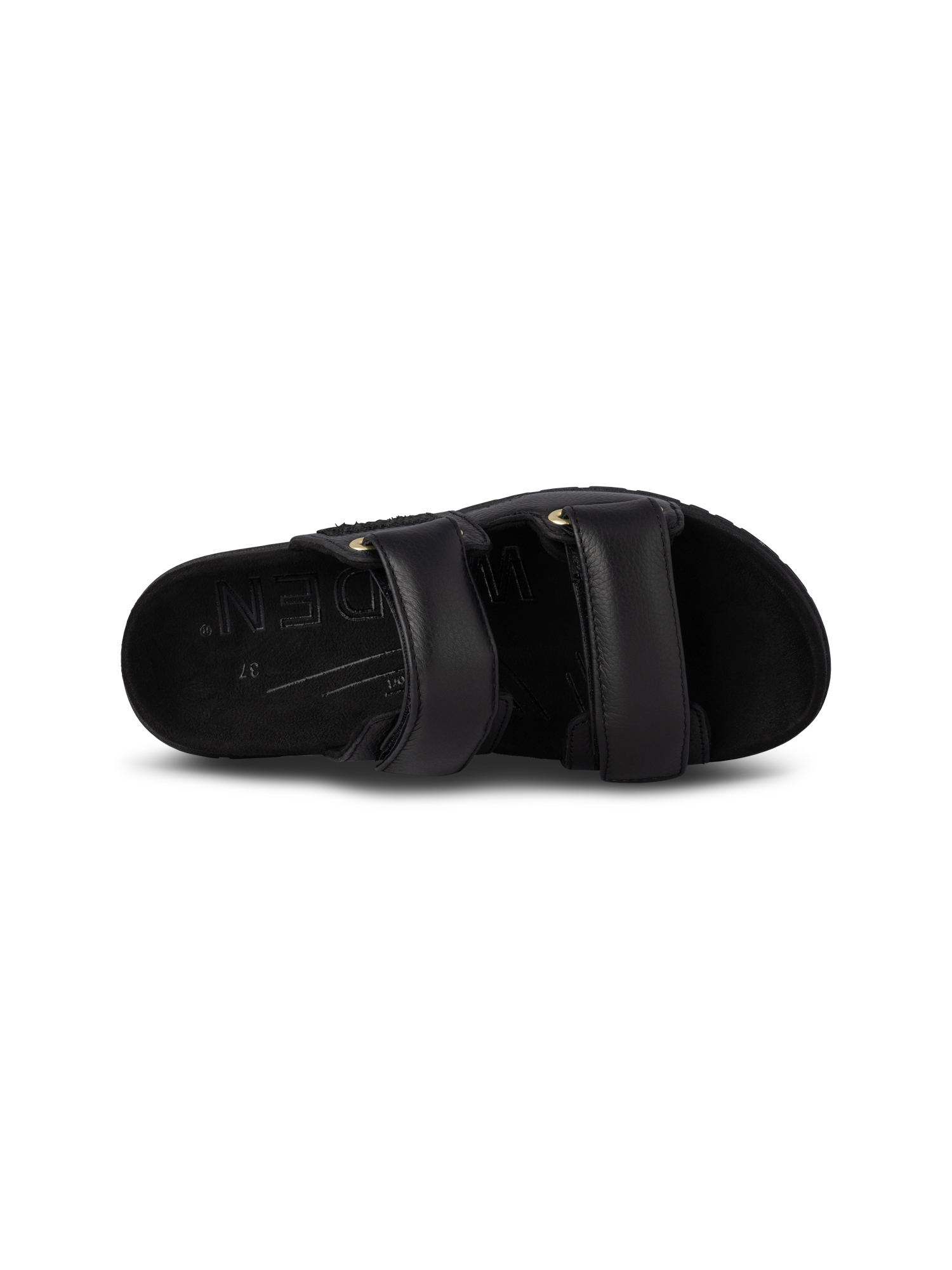 LISA SANDAL BLACK WODEN - 5