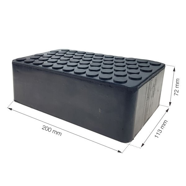 Gummi kloss  200x113x72 (P4) - 2