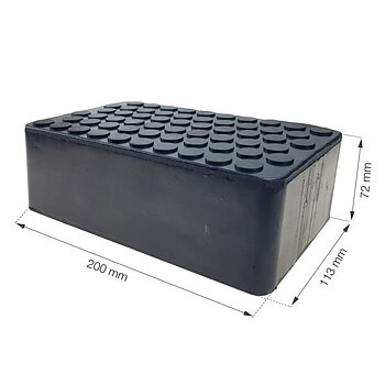 Gummi kloss  200x113x72 (P4)