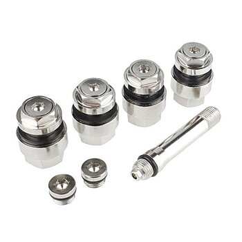 Metall dold ventil – 4-pack Carbonado