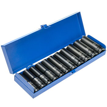 Krafthylsor sats 11 delar 1/2"