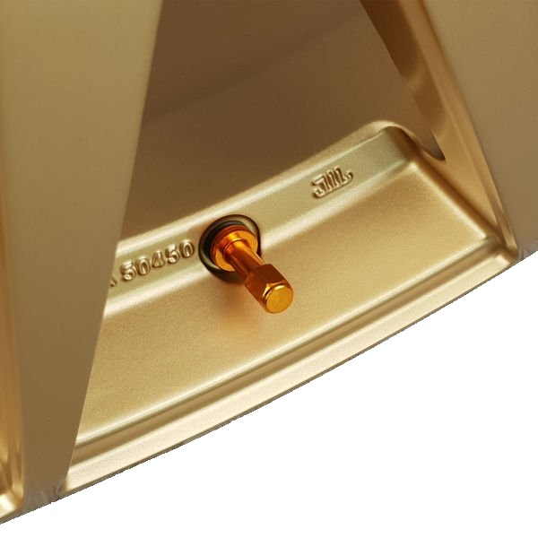 Metallventil X2 TR48E Guld – Aluminiumventil | Carbonado - 3