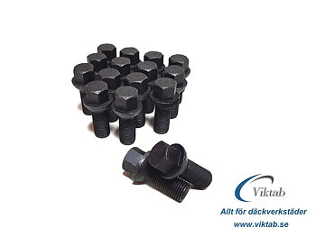 Hjulbultar M12 x 1,25 - Svarta