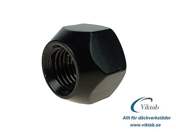 Hjulmutter M14x1,25 Öppen Svart