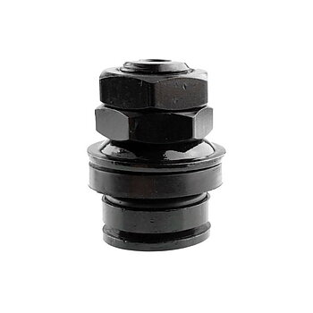 Metall dold ventil svart – 4-pack Carbonado
