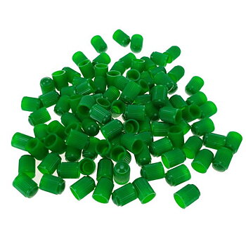 Ventilhatt Grön – PREMA Hårdplast, 100-pack
