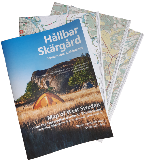 Hållbar Skärgård kartan Norra Bohuslän