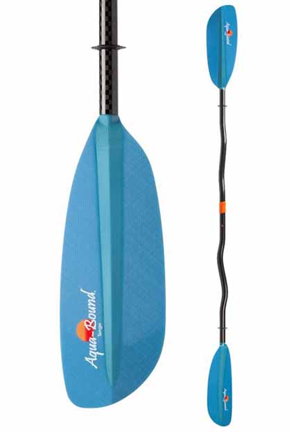 Aqua Bound Tango Böjt skaft 2 delad - glasfiber
