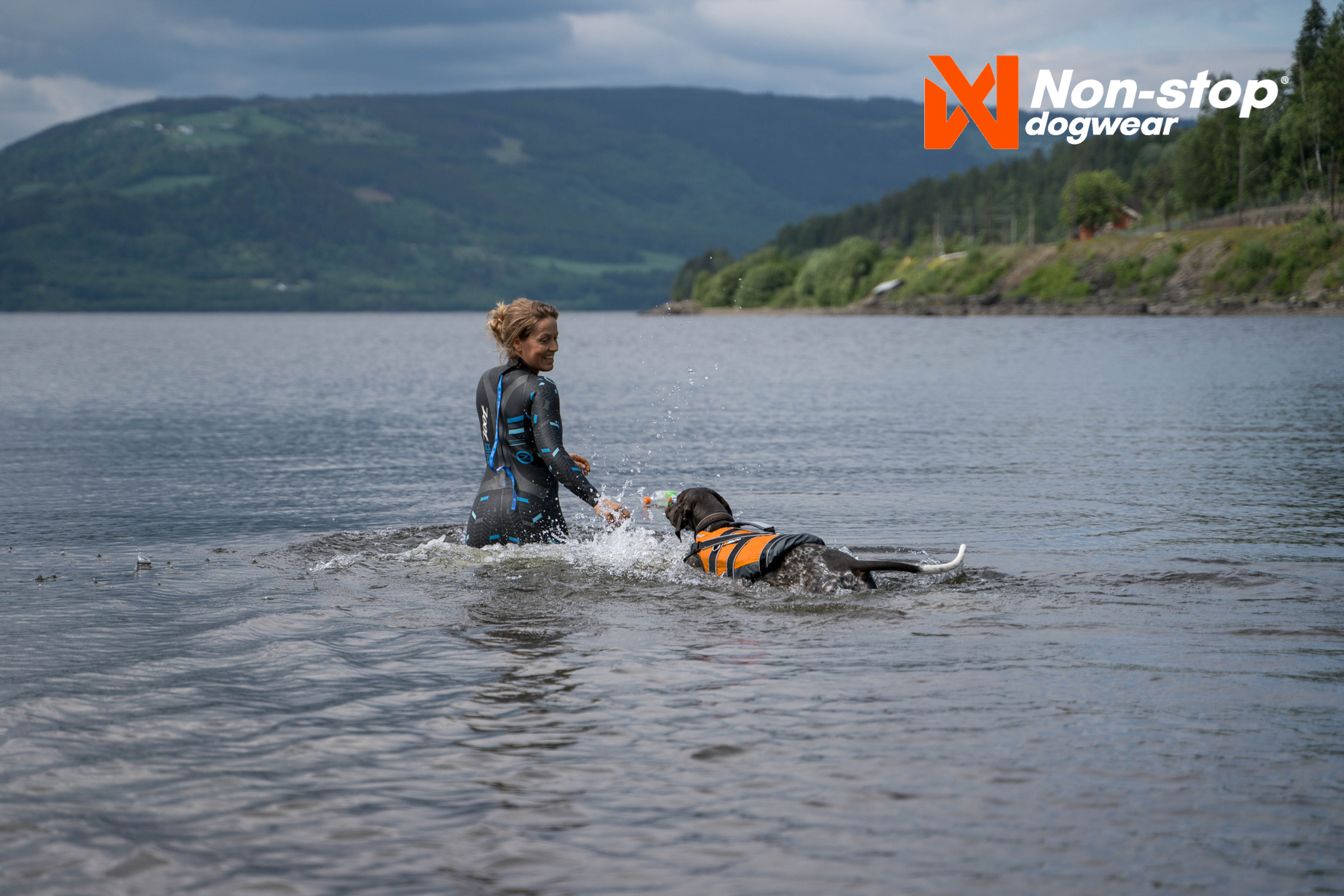 Non stop dogwear Safe Life flytväst orange - 7