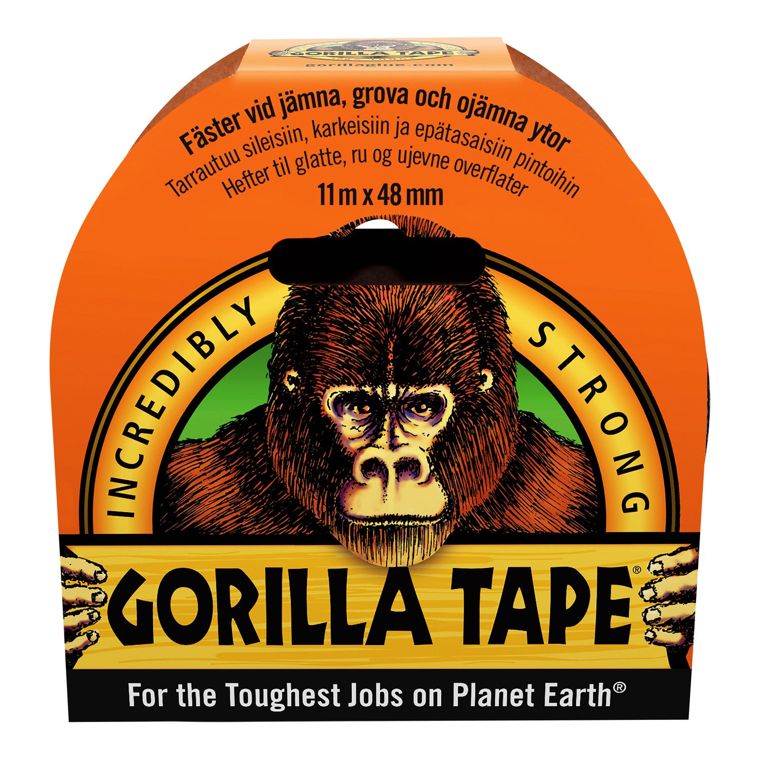 GORILLA tejp 8,2 x48mm - svart kristal Klar