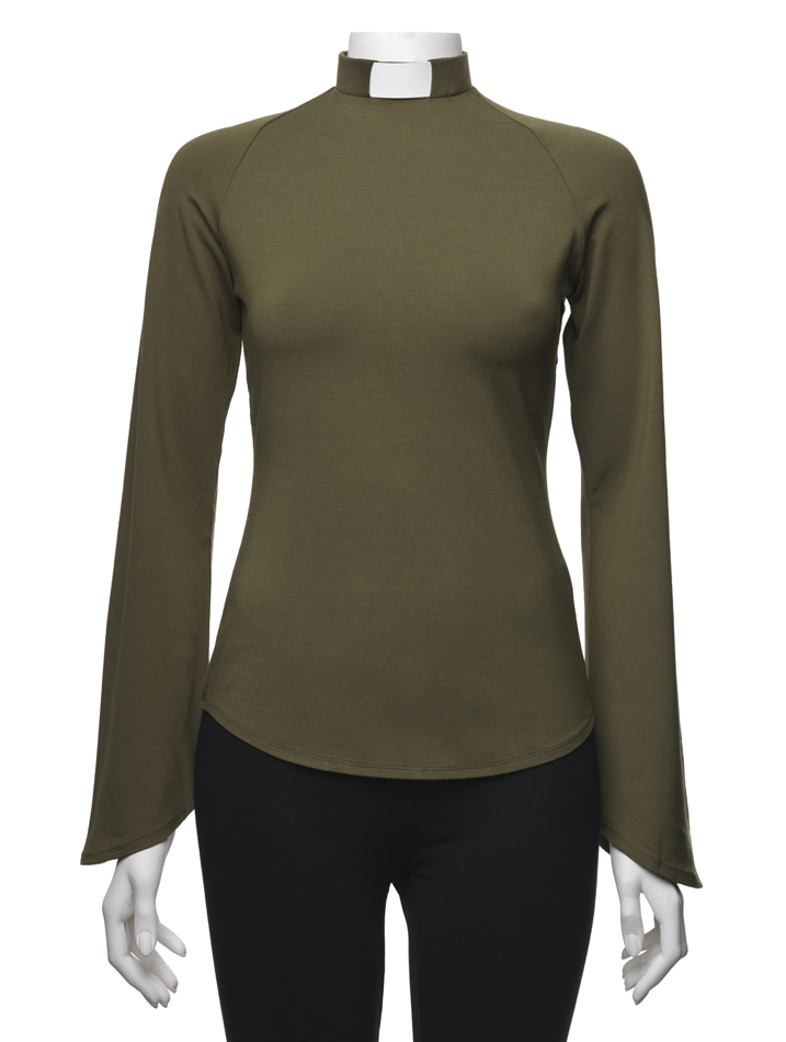 RUT - Top with long trumpet sleeve SAMPLE