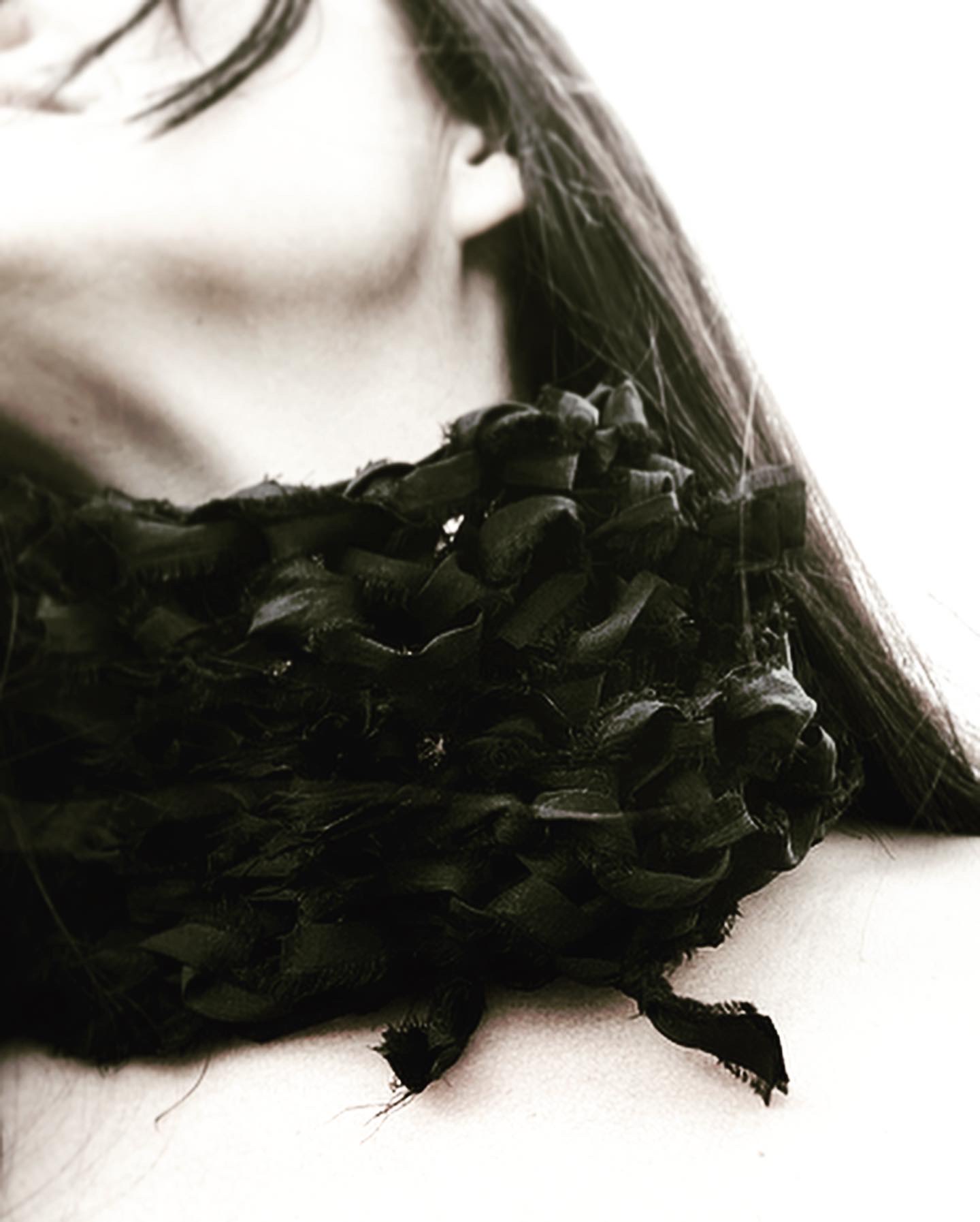 KNITTED SILK COLLAR - 2