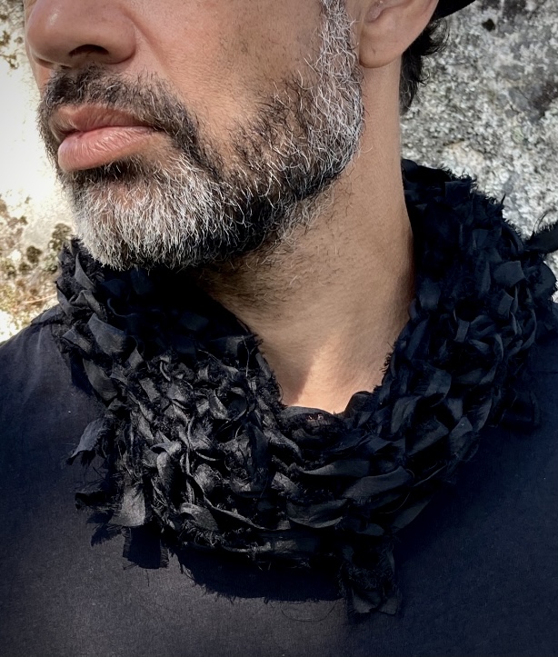 KNITTED SILK COLLAR - 3