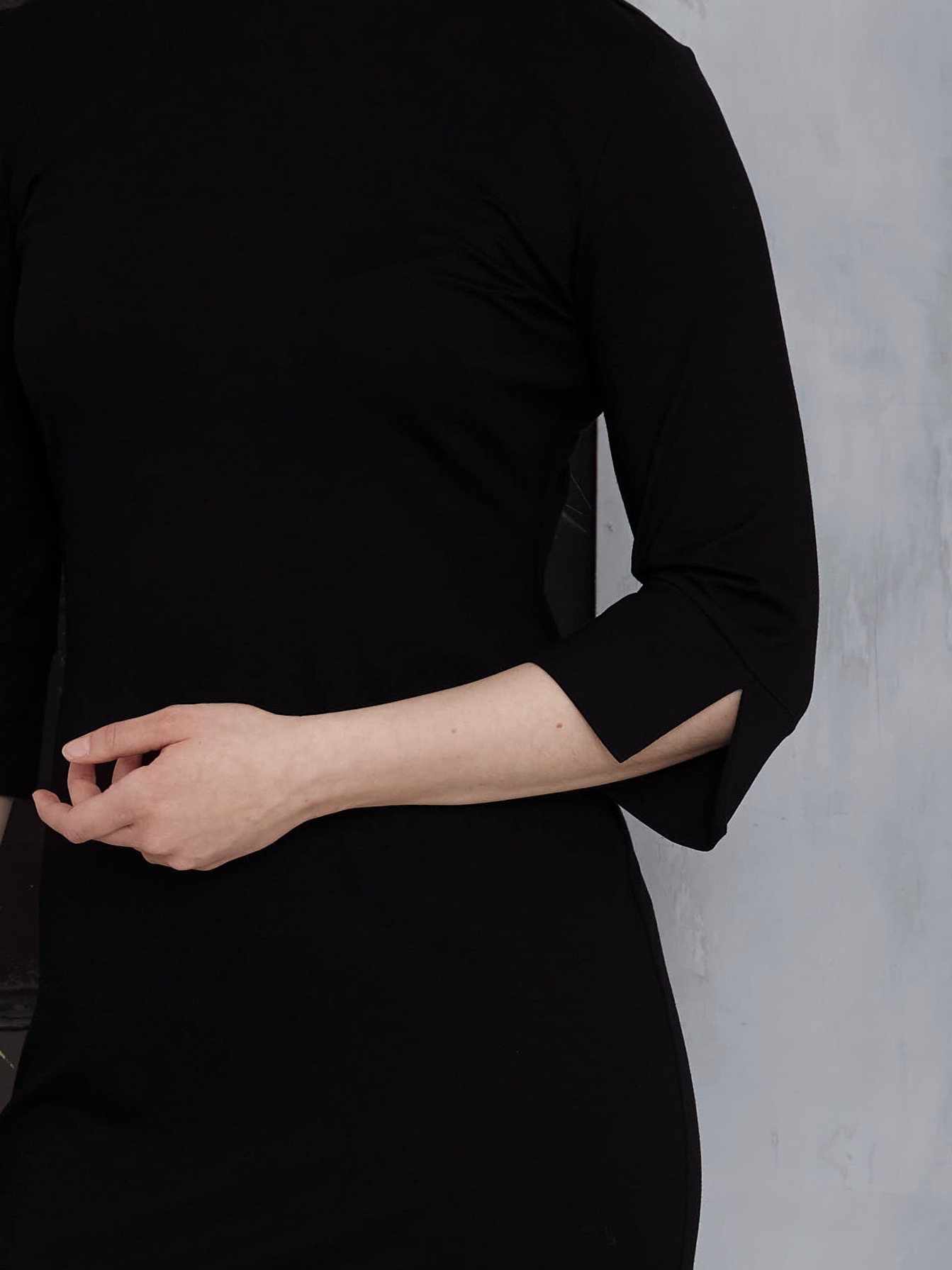 LUCIA STUDIO - Maxi dress with short sleeve and cuff   - 2