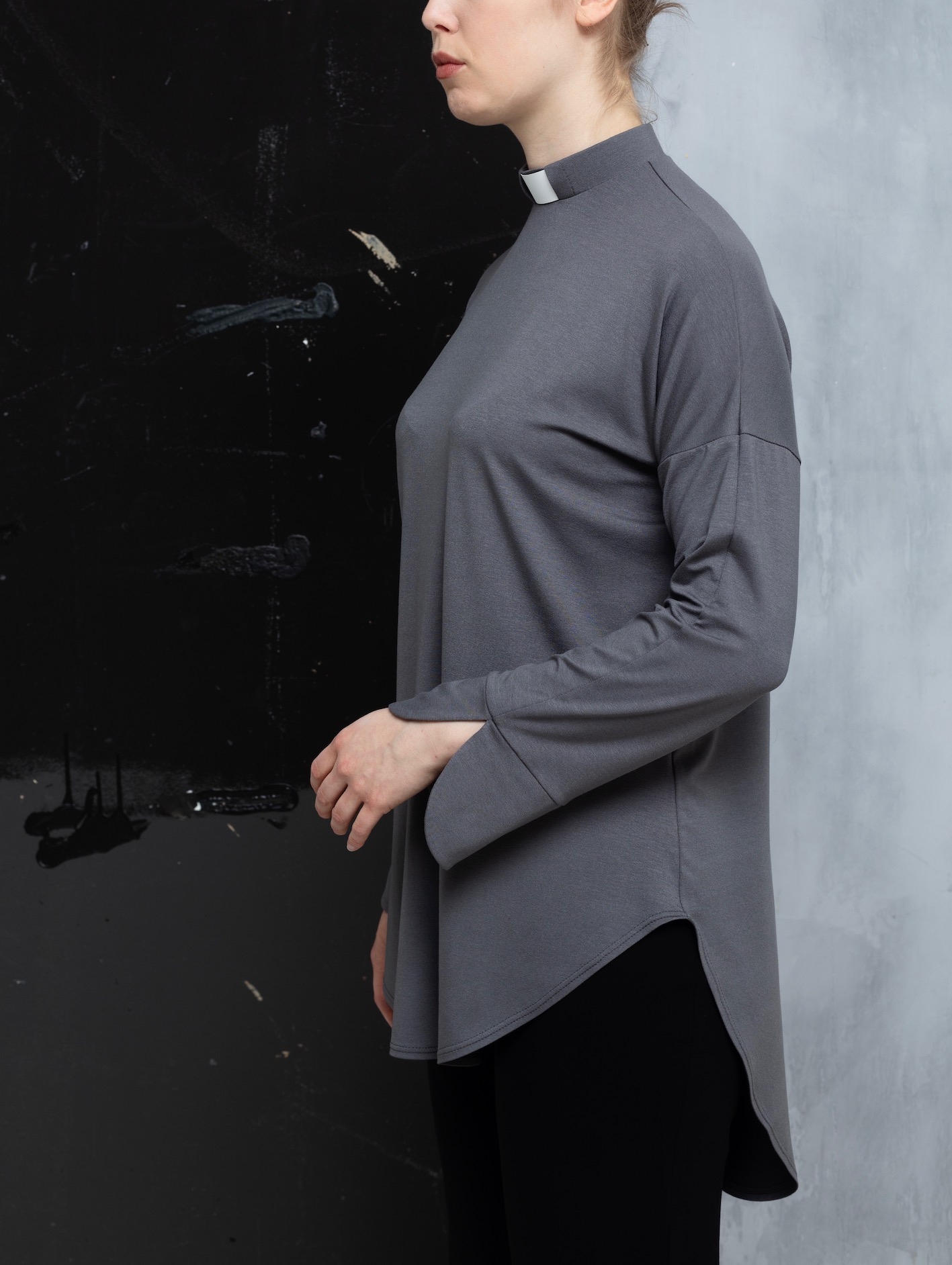 LYDIA STUDIO - Tunika med lång ärm och manschett - 2