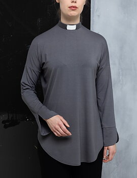 LYDIA STUDIO - Tunic with long sleeve and cuff