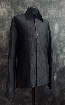    THE SHIRT BLACK WITH BLACKNESS