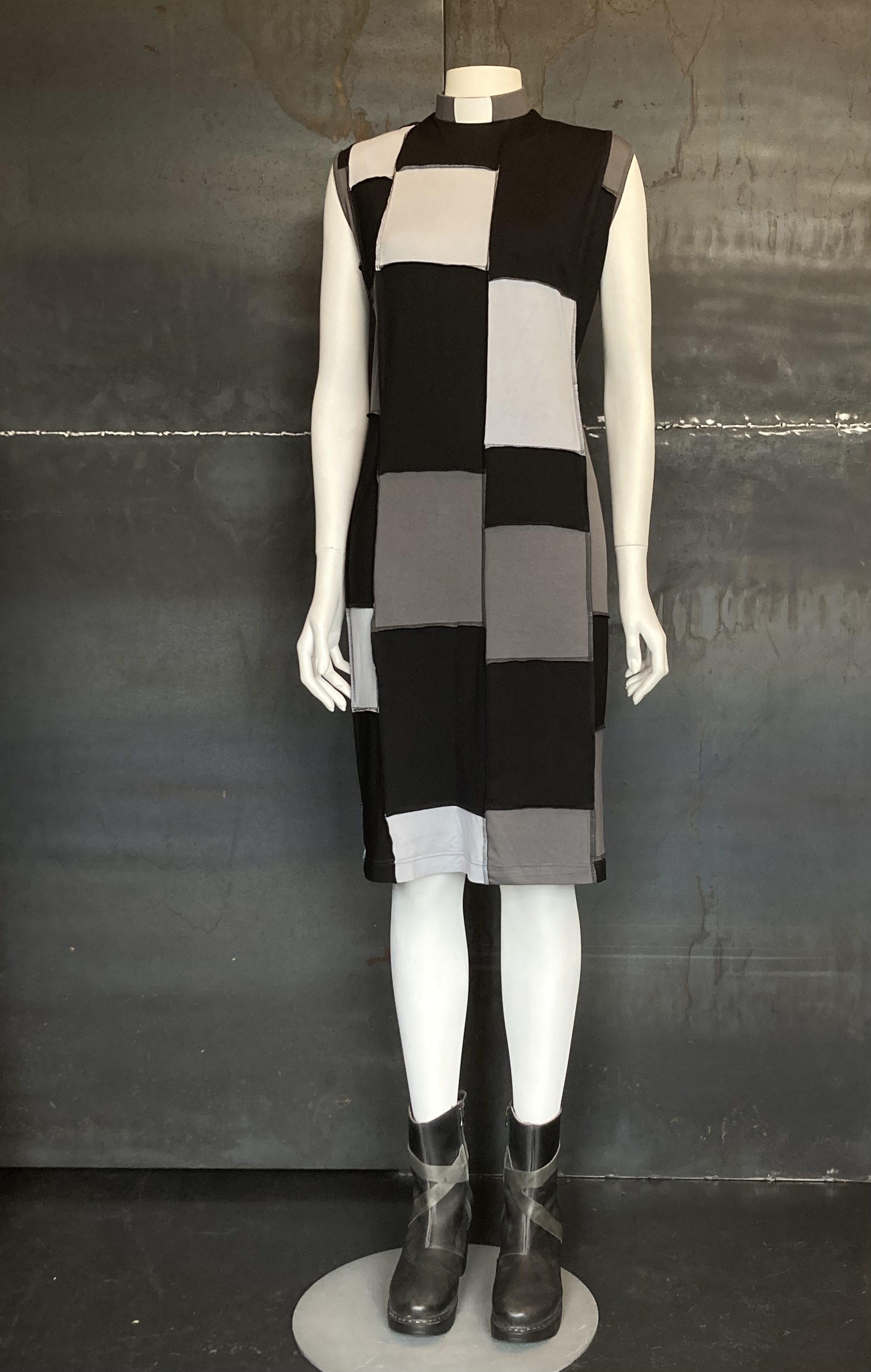 JUNIA - NO-WASTE - Multi-Color Sleeveless Dress  - 3