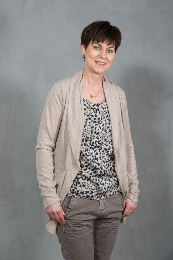 Monrow - Ivory Cardigan Ecru Melange