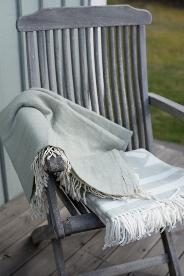 Cozy Living - Pläd Boeg Pistacie - 3