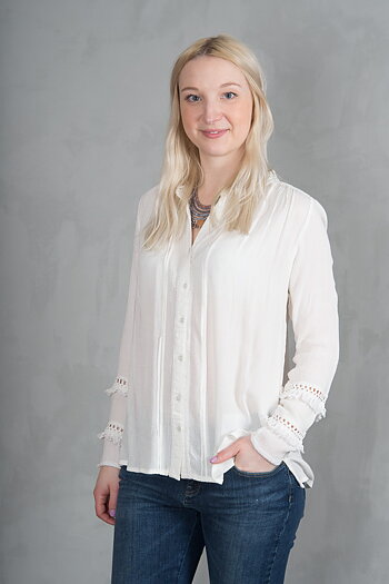 Monrow - Mona Blouse Offwhite