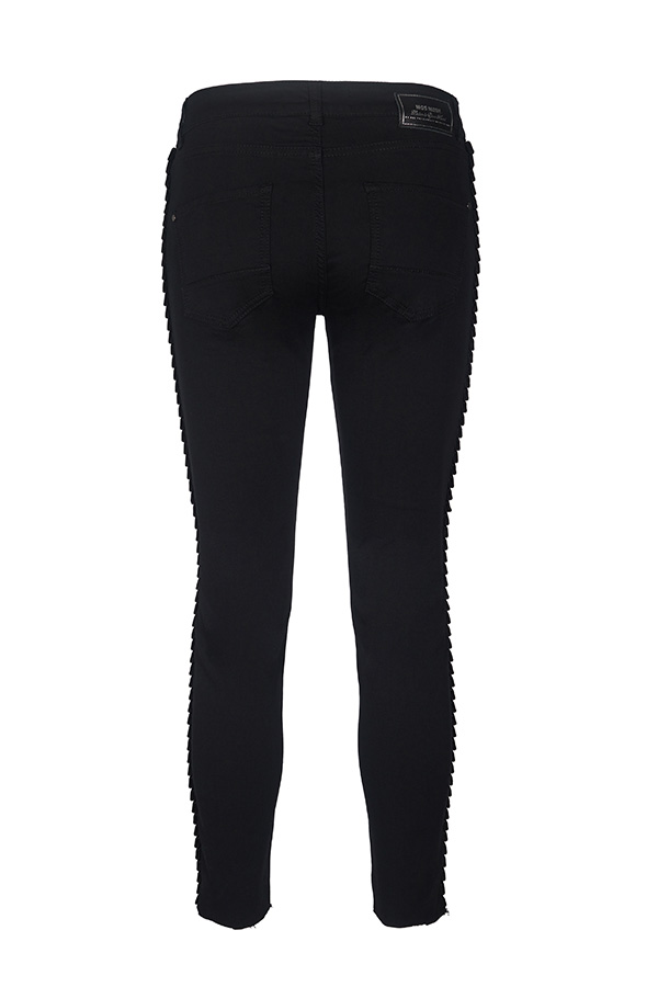 Mos Mosh - Sumner Velvet Frill Jeans Black Denim - 2
