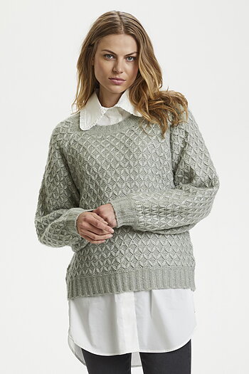Culture - Anda Pullover Hedge Green