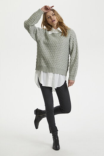 Culture - Anda Pullover Hedge Green