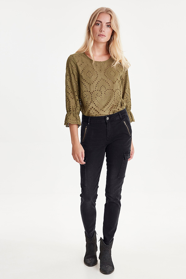 Pulz - Emma Jeans Black Denim - 7