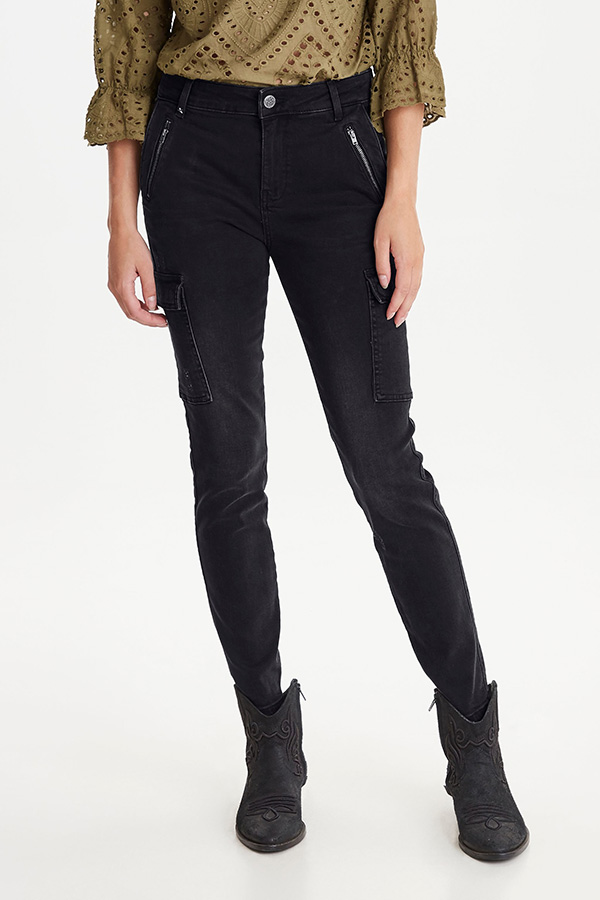 Pulz - Emma Jeans Black Denim