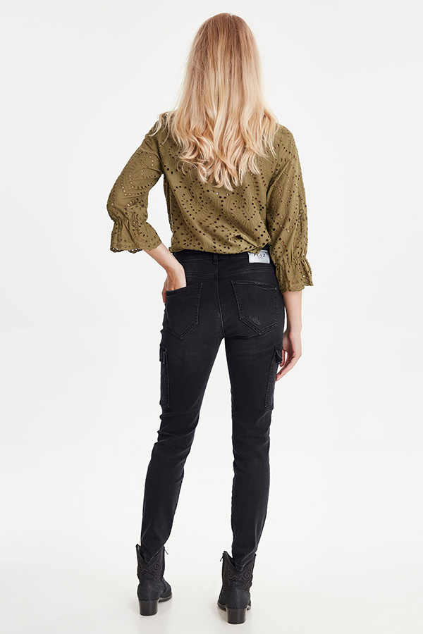 Pulz - Emma Jeans Black Denim - 8