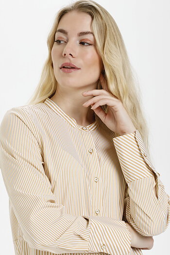 Culture - Abigail Long Shirt Olivenite