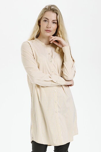 Culture - Abigail Long Shirt Olivenite