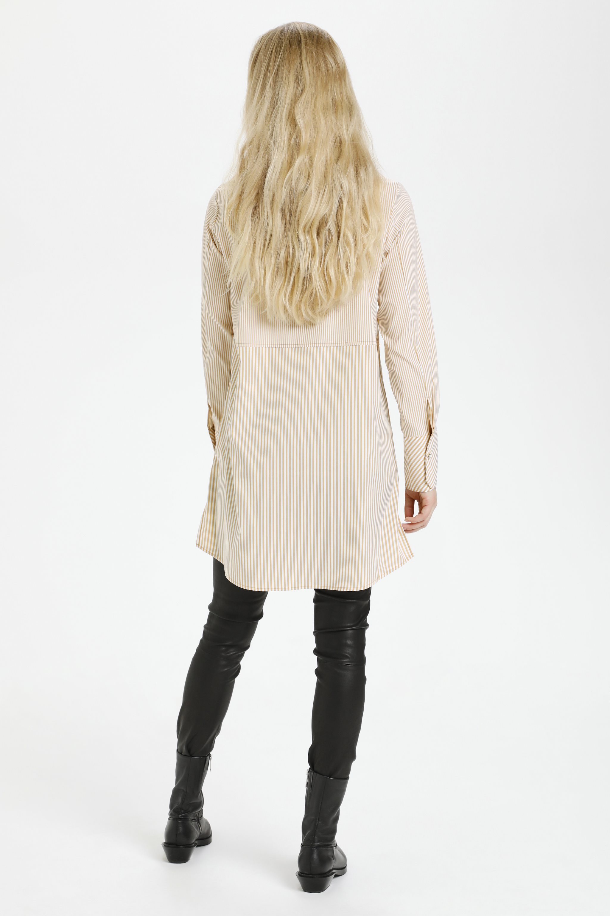 Culture - Abigail Long Shirt Olivenite - 4