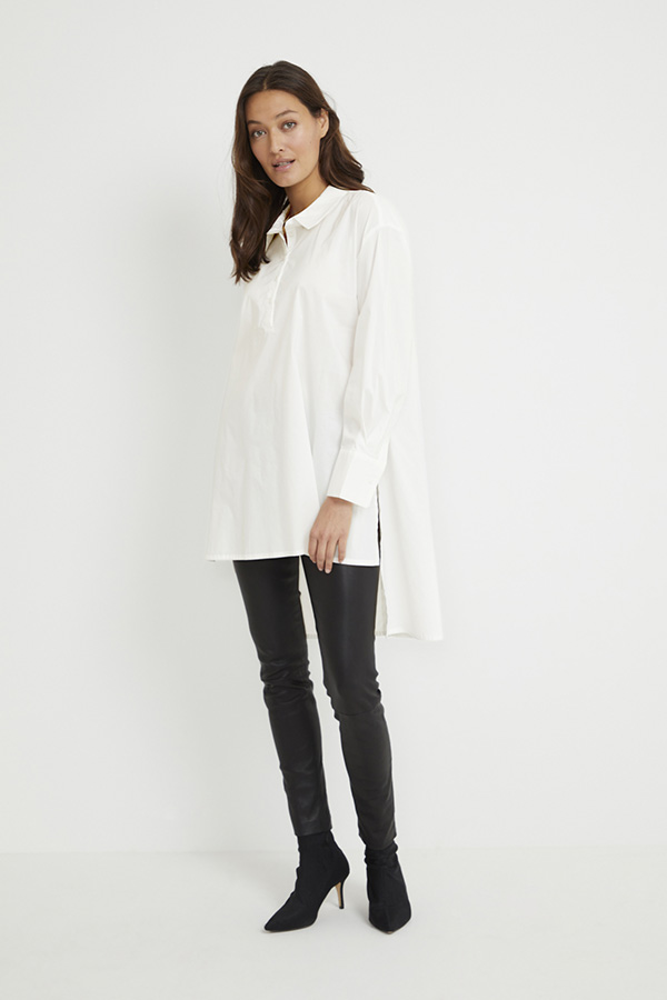 Culture - Antoinett Long Shirt Spring Gardenia - 3