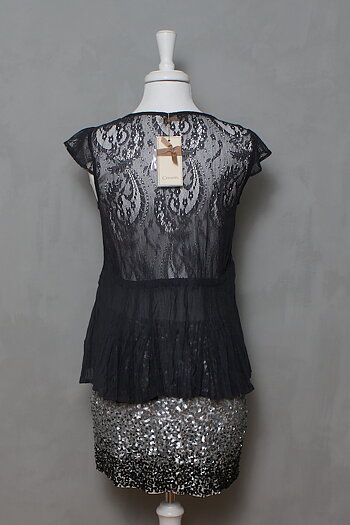 Cream - Mathilde Blouse Dark Grey 