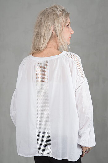 my Sunday Morning - Rampling Blouse White