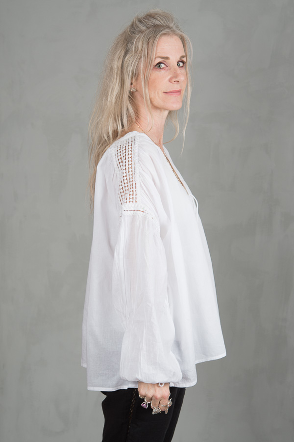 my Sunday Morning - Rampling Blouse White - 5